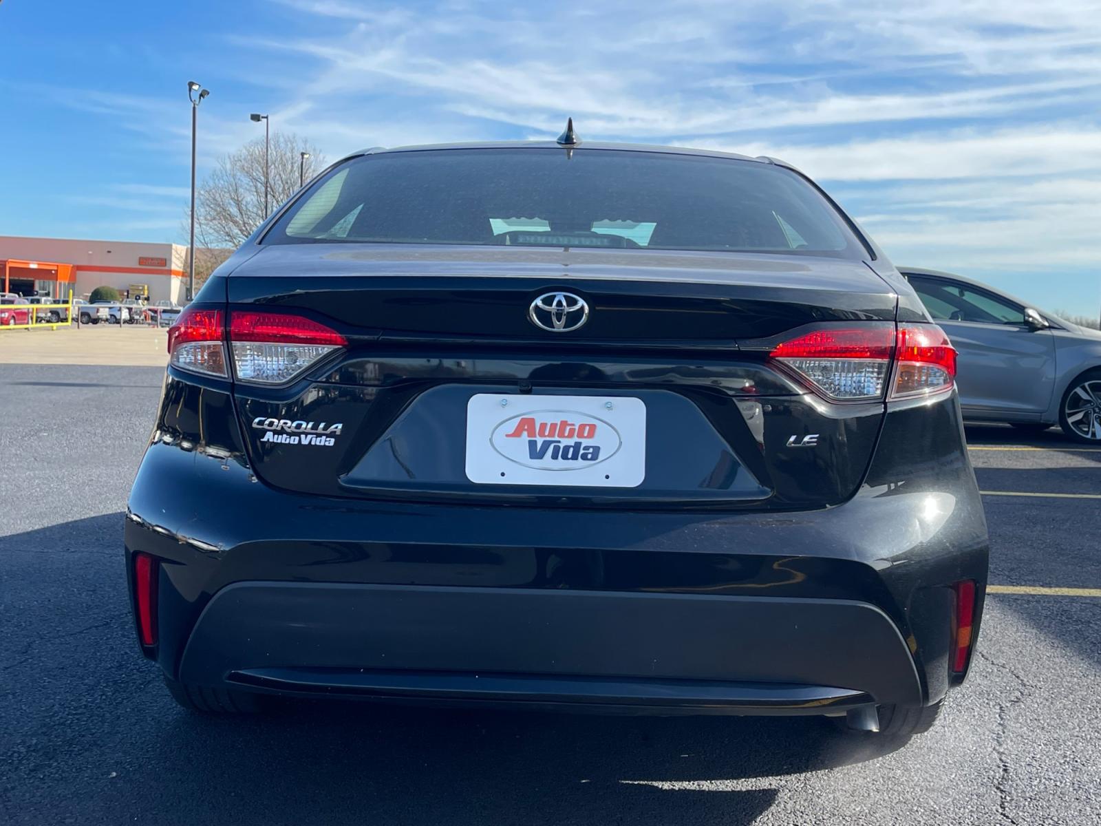 2020 BLACK Toyota Corolla LE (5YFEPRAE7LP) with an 1.8L L4 DOHC 16V engine, CVT transmission, located at 420 I-35E, Lancaster, TX, 75146, (469) 297-4144, 32.593929, -96.823685 - Photo #5