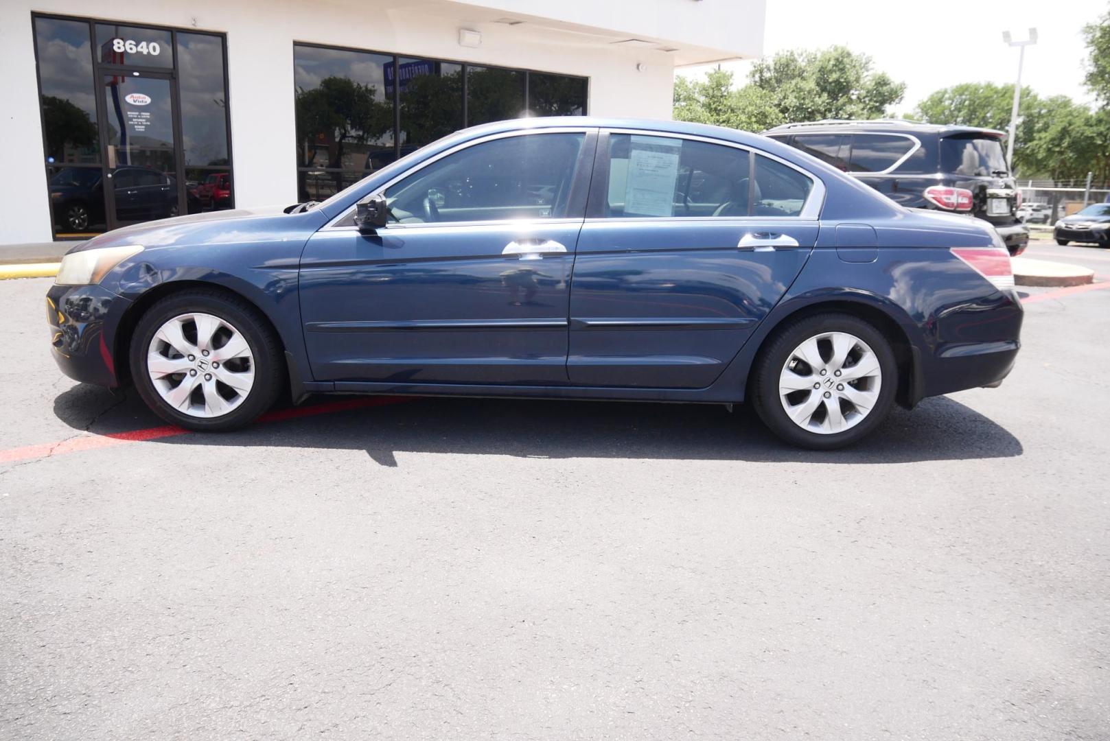 2010 BLUE Honda Accord EX-L V-6 Sedan AT (5KBCP3F86AB) with an 3.5L V6 SOHC 24V engine, 5-Speed Automatic transmission, located at 8640 E R L Thornton Fwy, Dallas, TX, 75228, (469) 297-4144, 32.794128, -96.693008 - Photo#5