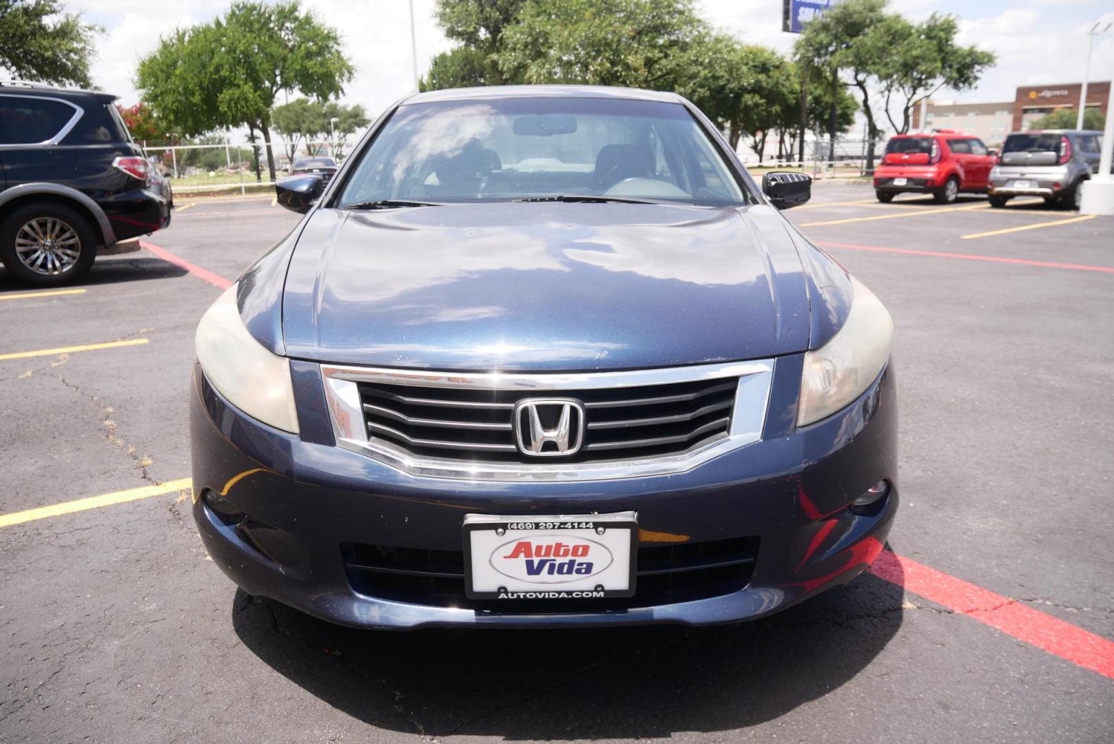2010 BLUE Honda Accord EX-L V-6 Sedan AT (5KBCP3F86AB) with an 3.5L V6 SOHC 24V engine, 5-Speed Automatic transmission, located at 8640 E R L Thornton Fwy, Dallas, TX, 75228, (469) 297-4144, 32.794128, -96.693008 - Photo#7