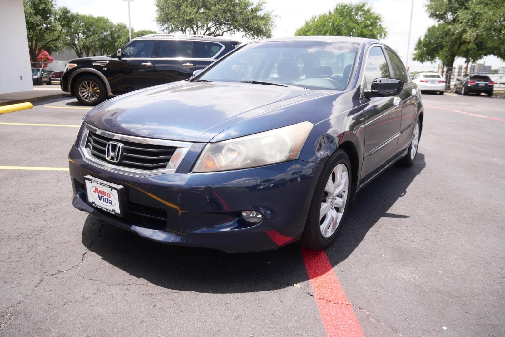 2010 BLUE Honda Accord EX-L V-6 Sedan AT (5KBCP3F86AB) with an 3.5L V6 SOHC 24V engine, 5-Speed Automatic transmission, located at 8640 E R L Thornton Fwy, Dallas, TX, 75228, (469) 297-4144, 32.794128, -96.693008 - Photo#6