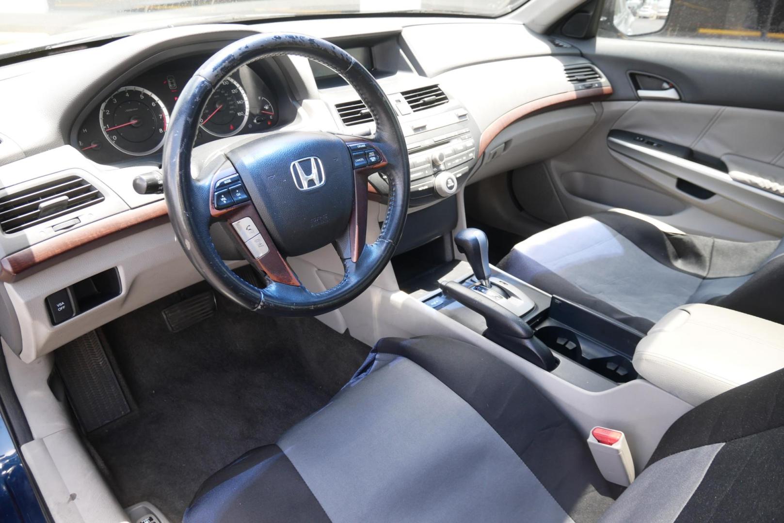 2010 BLUE Honda Accord EX-L V-6 Sedan AT (5KBCP3F86AB) with an 3.5L V6 SOHC 24V engine, 5-Speed Automatic transmission, located at 8640 E R L Thornton Fwy, Dallas, TX, 75228, (469) 297-4144, 32.794128, -96.693008 - Photo#8