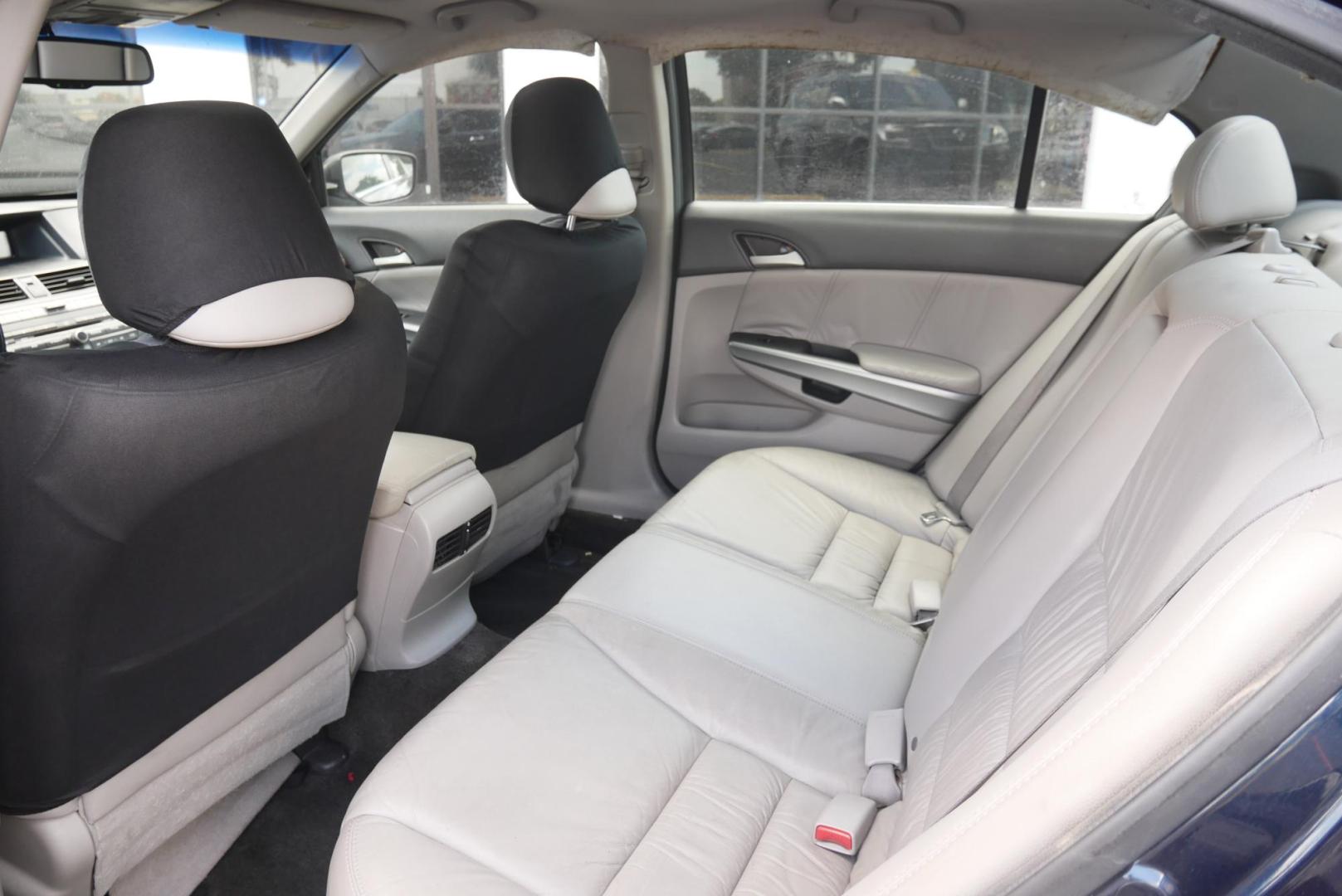 2010 BLUE Honda Accord EX-L V-6 Sedan AT (5KBCP3F86AB) with an 3.5L V6 SOHC 24V engine, 5-Speed Automatic transmission, located at 8640 E R L Thornton Fwy, Dallas, TX, 75228, (469) 297-4144, 32.794128, -96.693008 - Photo#13