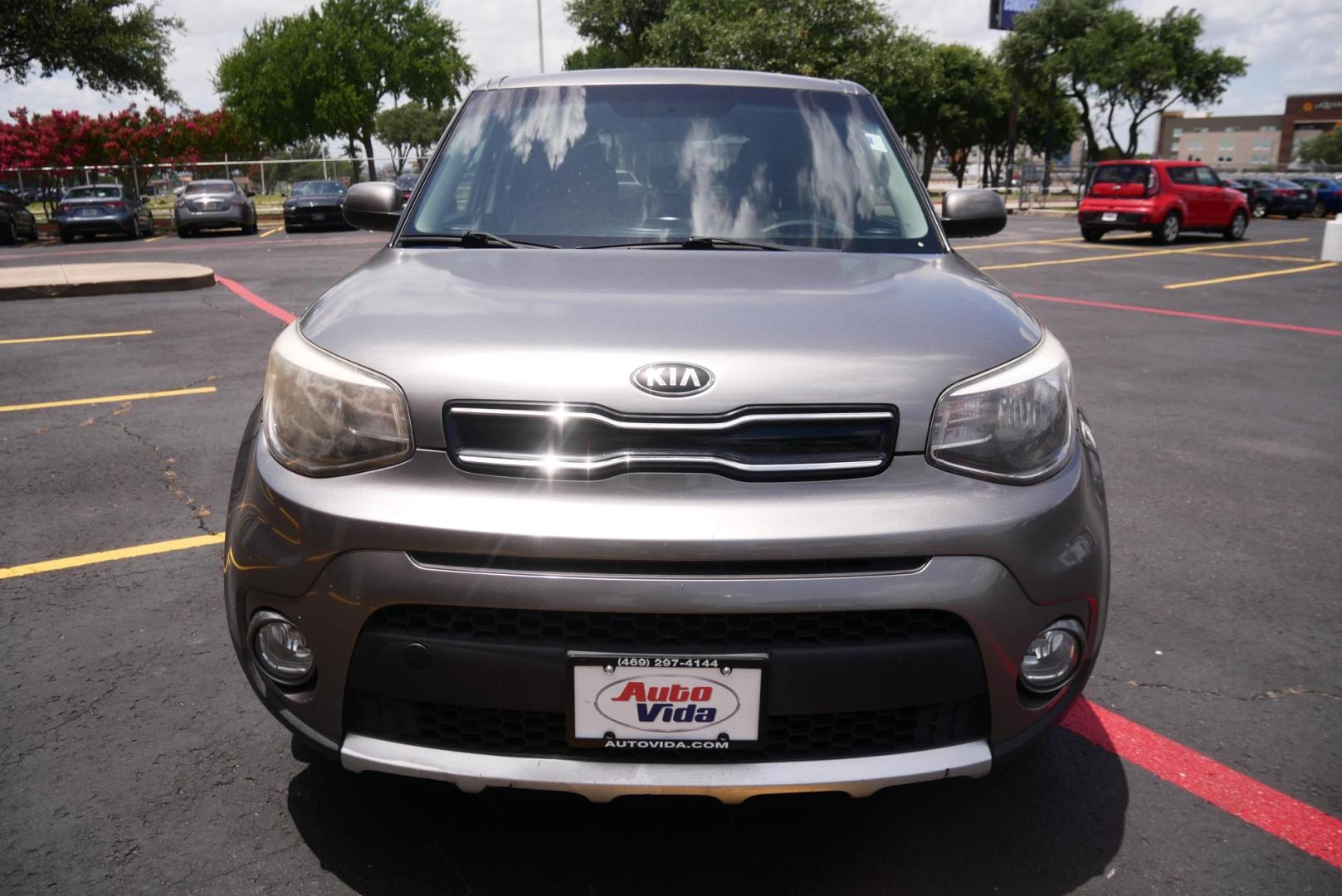 2018 GRAY Kia Soul + (KNDJP3A52J7) with an 2.0L L4 DOHC 16V engine, 6A transmission, located at 8640 E R L Thornton Fwy, Dallas, TX, 75228, (469) 297-4144, 32.794128, -96.693008 - Photo#7