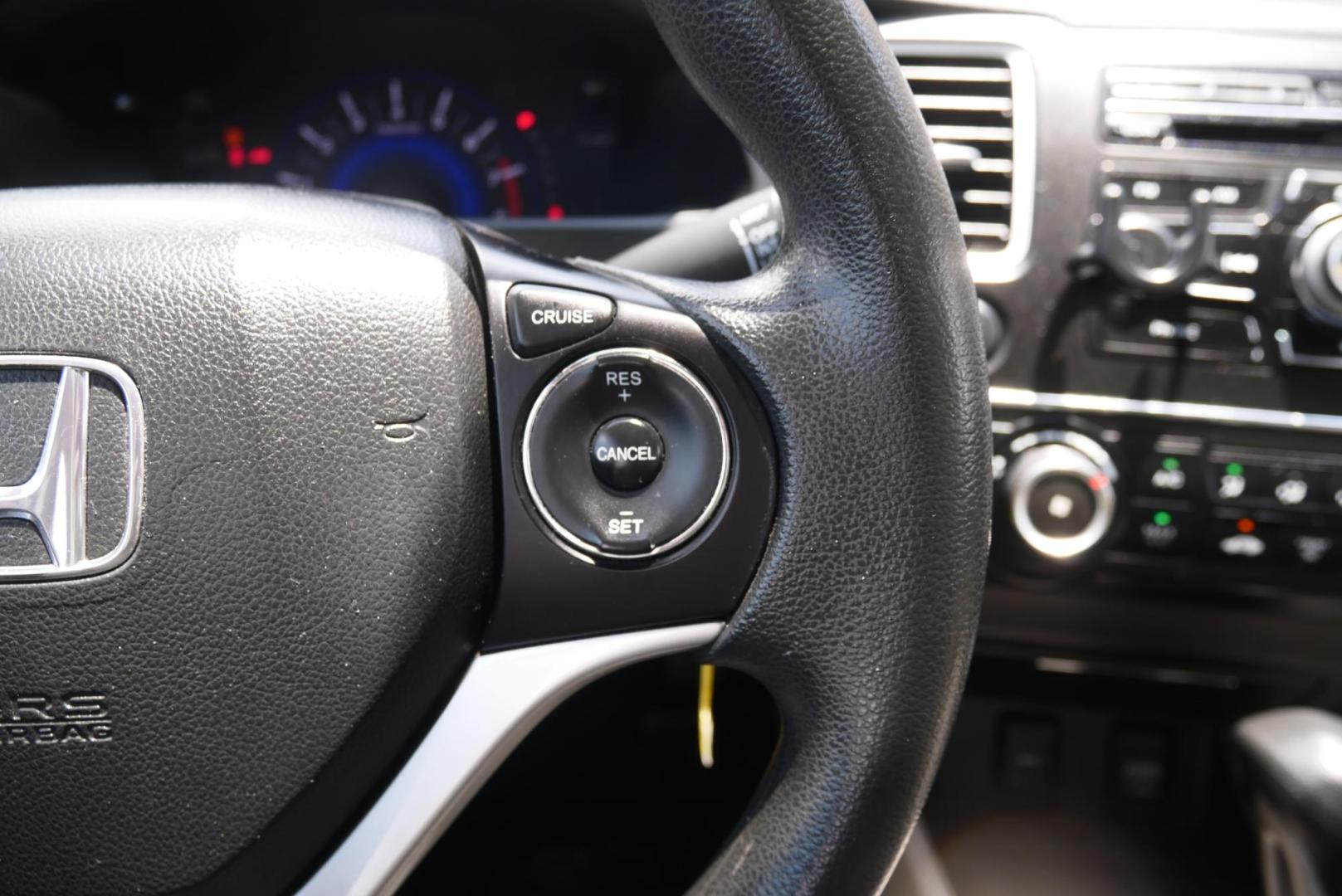 2015 MAROON Honda Civic LX Sedan CVT (2HGFB2F59FH) with an 1.8L L4 SOHC 16V engine, Continuously Variable Transmission transmission, located at 8640 E R L Thornton Fwy, Dallas, TX, 75228, (469) 297-4144, 32.794128, -96.693008 - Photo#16
