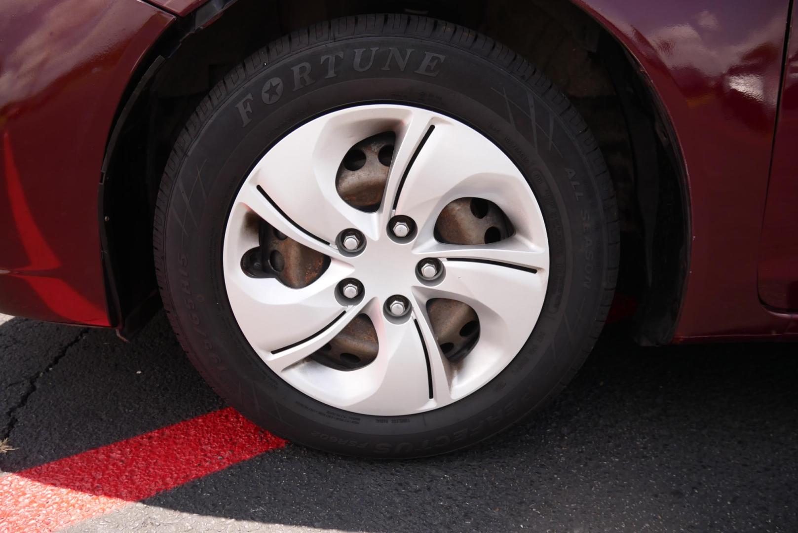 2015 MAROON Honda Civic LX Sedan CVT (2HGFB2F59FH) with an 1.8L L4 SOHC 16V engine, Continuously Variable Transmission transmission, located at 8640 E R L Thornton Fwy, Dallas, TX, 75228, (469) 297-4144, 32.794128, -96.693008 - Photo#20