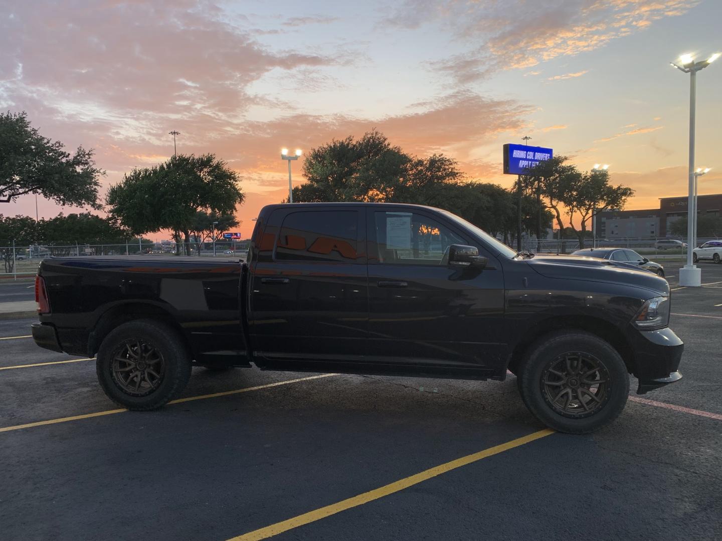 2016 BLACK /BLACK RAM 1500 Sport Crew Cab LWB 4WD (1C6RR7UT5GS) with an 5.7L V8 OHV 16V engine, 6A transmission, located at 8640 E R L Thornton Fwy, Dallas, TX, 75228, (469) 297-4144, 32.794128, -96.693008 - Photo#5