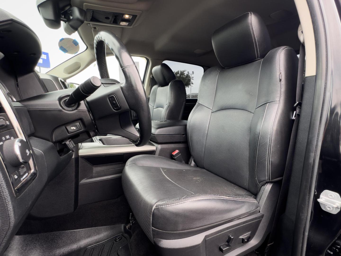 2016 BLACK /BLACK RAM 1500 Sport Crew Cab LWB 4WD (1C6RR7UT5GS) with an 5.7L V8 OHV 16V engine, 6A transmission, located at 8640 E R L Thornton Fwy, Dallas, TX, 75228, (469) 297-4144, 32.794128, -96.693008 - Photo#14