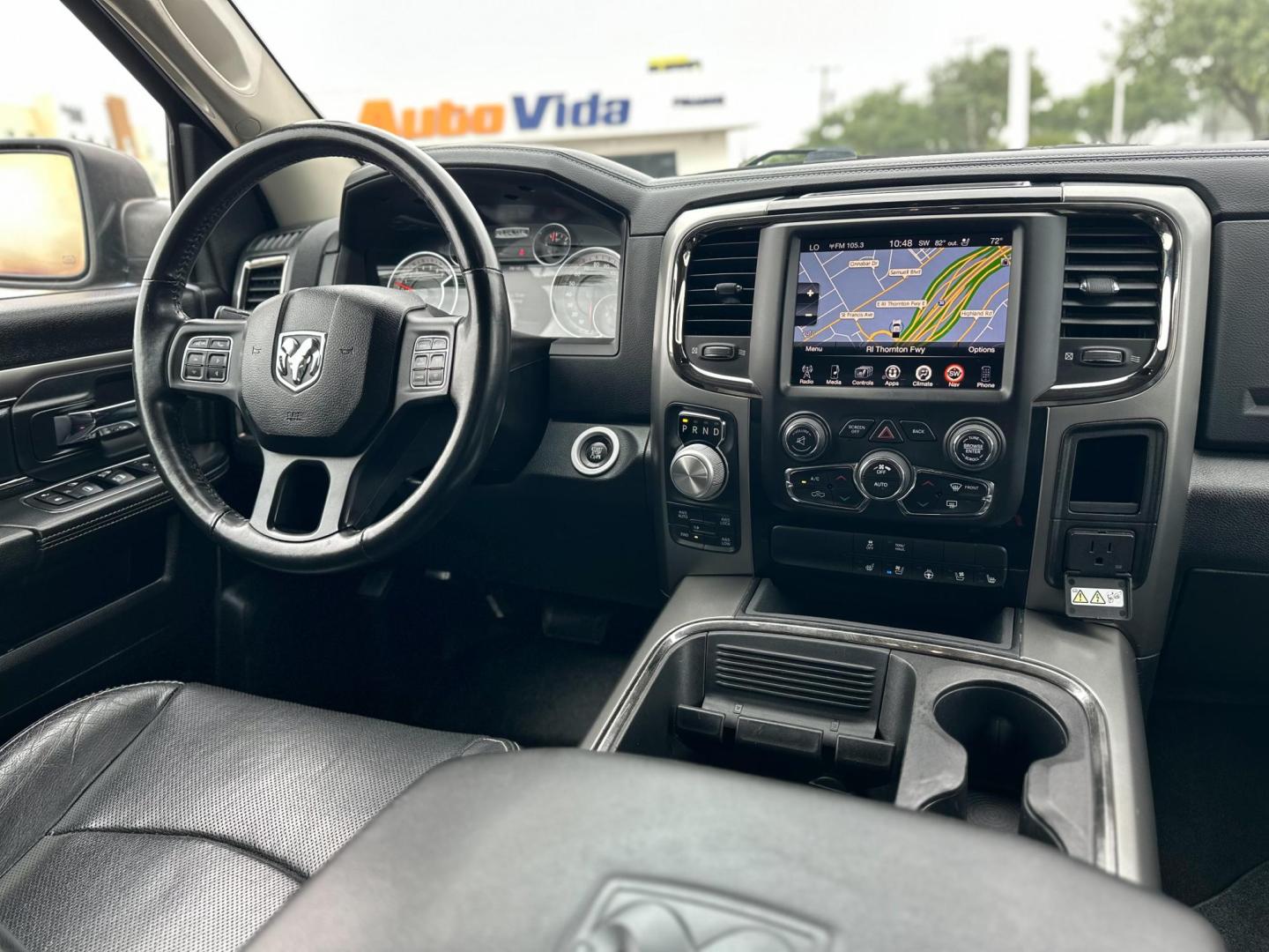 2016 BLACK /BLACK RAM 1500 Sport Crew Cab LWB 4WD (1C6RR7UT5GS) with an 5.7L V8 OHV 16V engine, 6A transmission, located at 8640 E R L Thornton Fwy, Dallas, TX, 75228, (469) 297-4144, 32.794128, -96.693008 - Photo#23