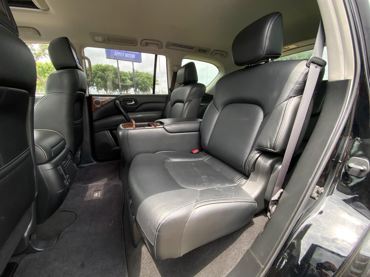 2018 BLACK Infiniti QX80 2WD (JN8AZ2NF5J9) with an 5.6L V8 DOHC 32V engine, 7A transmission, located at 8640 E R L Thornton Fwy, Dallas, TX, 75228, (469) 297-4144, 32.794128, -96.693008 - Photo#11