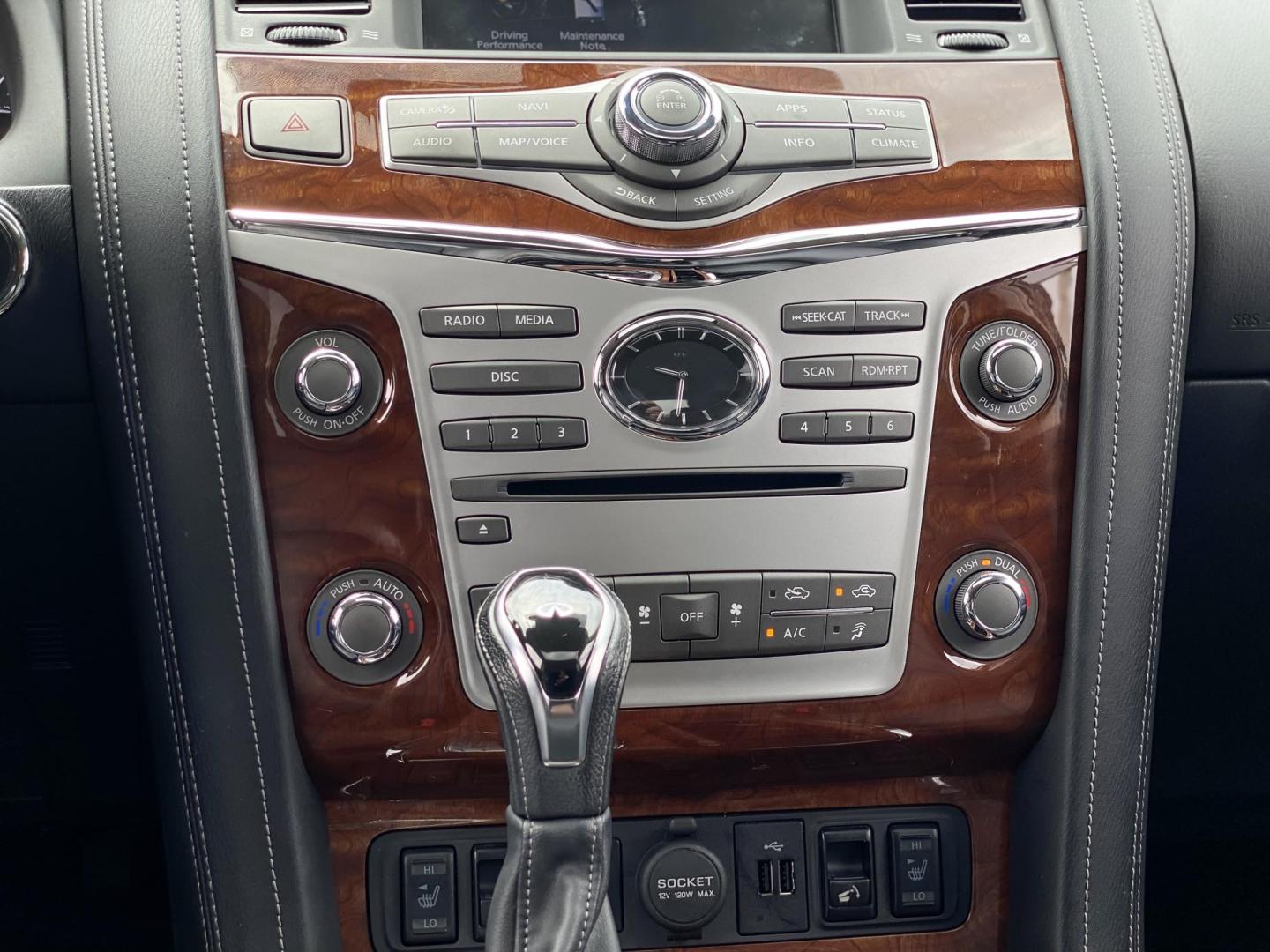 2018 BLACK Infiniti QX80 2WD (JN8AZ2NF5J9) with an 5.6L V8 DOHC 32V engine, 7A transmission, located at 8640 E R L Thornton Fwy, Dallas, TX, 75228, (469) 297-4144, 32.794128, -96.693008 - Photo#26