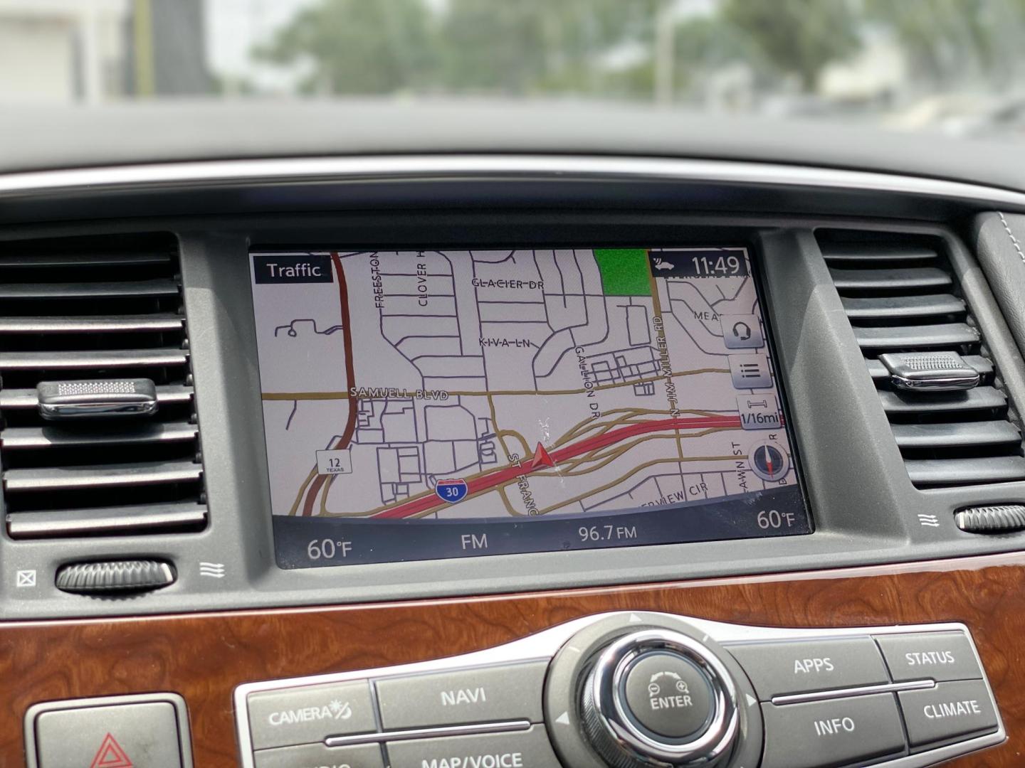 2018 BLACK Infiniti QX80 2WD (JN8AZ2NF5J9) with an 5.6L V8 DOHC 32V engine, 7A transmission, located at 8640 E R L Thornton Fwy, Dallas, TX, 75228, (469) 297-4144, 32.794128, -96.693008 - Photo#29