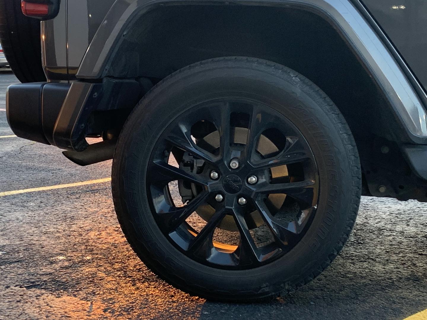 2021 GRAY Jeep Wrangler Unlimited Sahara 4XE (1C4JJXP60MW) with an 2.0L L4 DOHC 16V HYBRID engine, 8A transmission, located at 8640 E R L Thornton Fwy, Dallas, TX, 75228, (469) 297-4144, 32.794128, -96.693008 - Photo#36