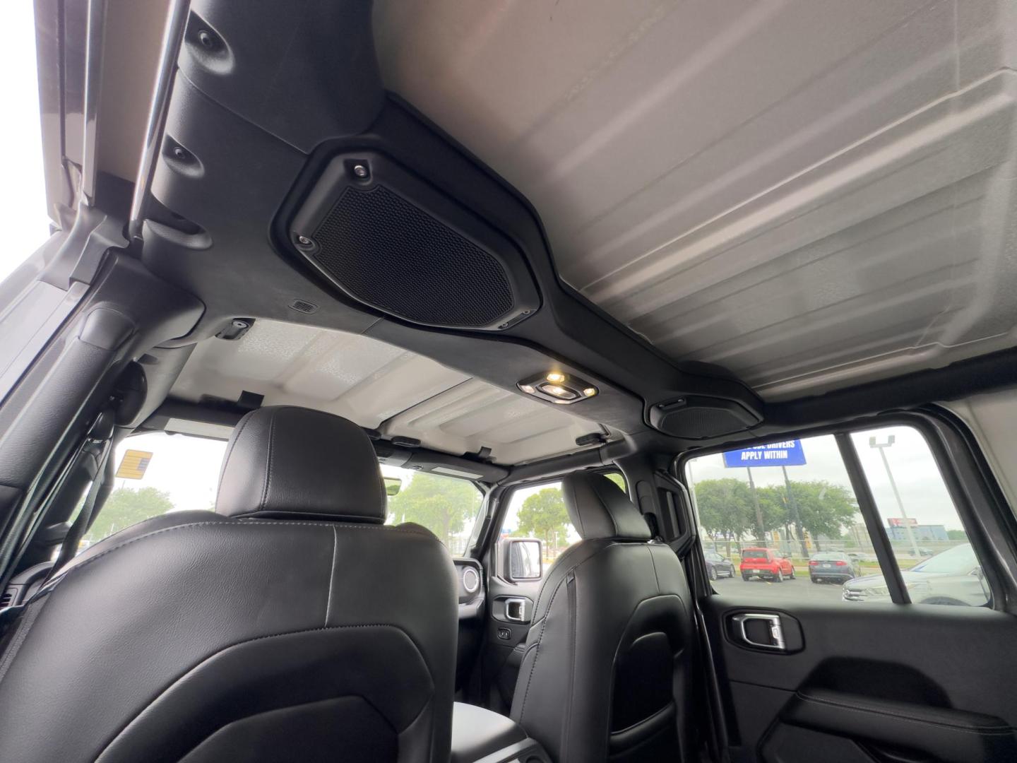 2021 GRAY Jeep Wrangler Unlimited Sahara 4XE (1C4JJXP60MW) with an 2.0L L4 DOHC 16V HYBRID engine, 8A transmission, located at 8640 E R L Thornton Fwy, Dallas, TX, 75228, (469) 297-4144, 32.794128, -96.693008 - Photo#16