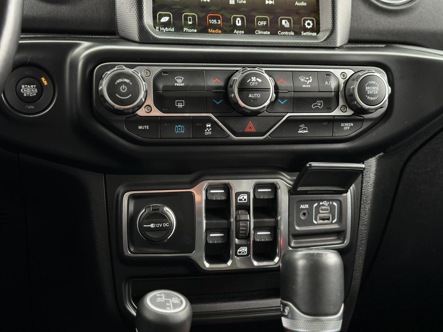 2021 GRAY Jeep Wrangler Unlimited Sahara 4XE (1C4JJXP60MW) with an 2.0L L4 DOHC 16V HYBRID engine, 8A transmission, located at 8640 E R L Thornton Fwy, Dallas, TX, 75228, (469) 297-4144, 32.794128, -96.693008 - Photo#20