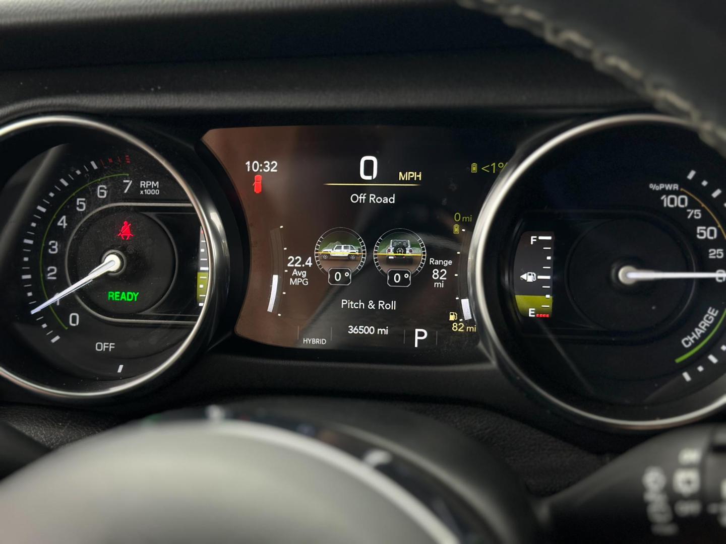2021 GRAY Jeep Wrangler Unlimited Sahara 4XE (1C4JJXP60MW) with an 2.0L L4 DOHC 16V HYBRID engine, 8A transmission, located at 8640 E R L Thornton Fwy, Dallas, TX, 75228, (469) 297-4144, 32.794128, -96.693008 - Photo#26
