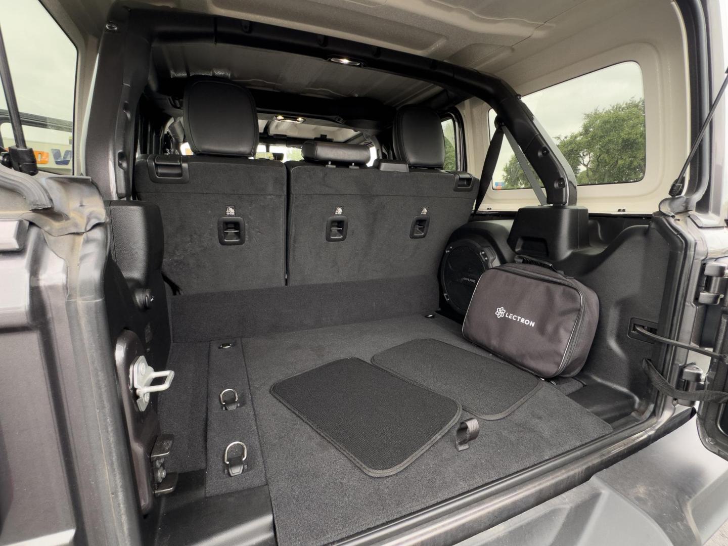 2021 GRAY Jeep Wrangler Unlimited Sahara 4XE (1C4JJXP60MW) with an 2.0L L4 DOHC 16V HYBRID engine, 8A transmission, located at 8640 E R L Thornton Fwy, Dallas, TX, 75228, (469) 297-4144, 32.794128, -96.693008 - Photo#27