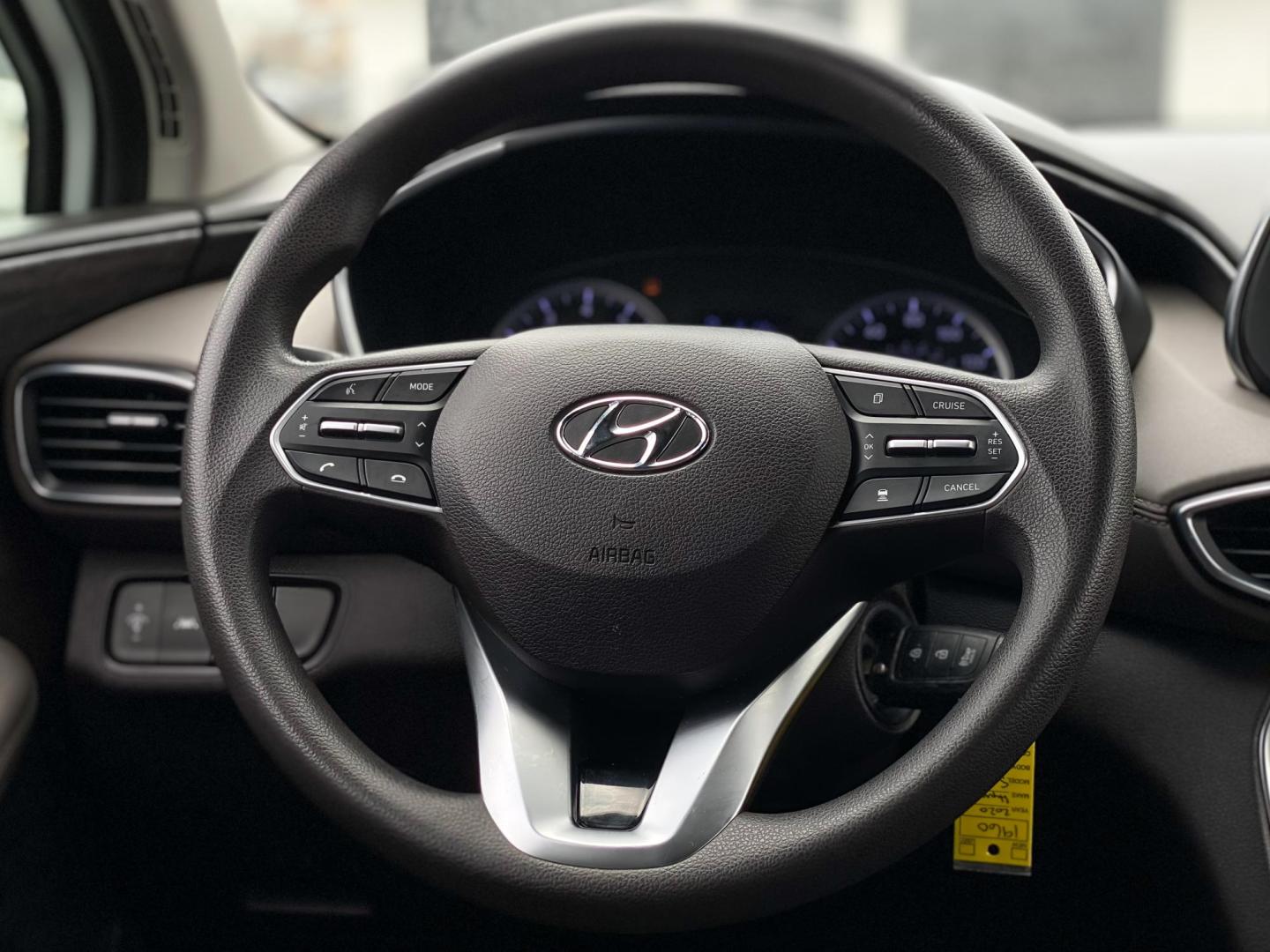 2020 WHITE Hyundai Santa Fe SE 2.4 (5NMS23AD1LH) with an 2.4L L4 DOHC 16V engine, 8A transmission, located at 8640 E R L Thornton Fwy, Dallas, TX, 75228, (469) 297-4144, 32.794128, -96.693008 - Photo#17