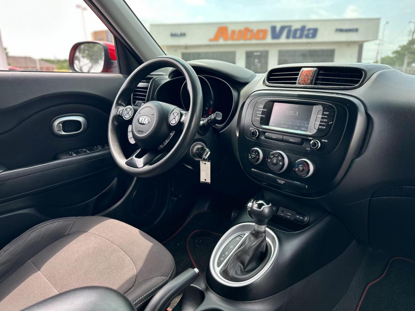 2019 RED Kia Soul Base 6M (KNDJN2A25K7) with an 1.6L L4 DOHC 16V engine, 6M transmission, located at 8640 E R L Thornton Fwy, Dallas, TX, 75228, (469) 297-4144, 32.794128, -96.693008 - Photo#8