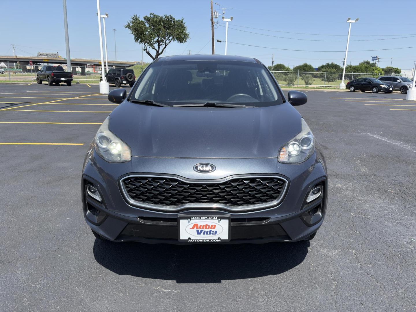 2020 GRAY Kia Sportage LX AWD (KNDPMCAC8L7) with an 2.4L V6 DOHC 24V engine, 6A transmission, located at 8640 E R L Thornton Fwy, Dallas, TX, 75228, (469) 297-4144, 32.794128, -96.693008 - Photo#1