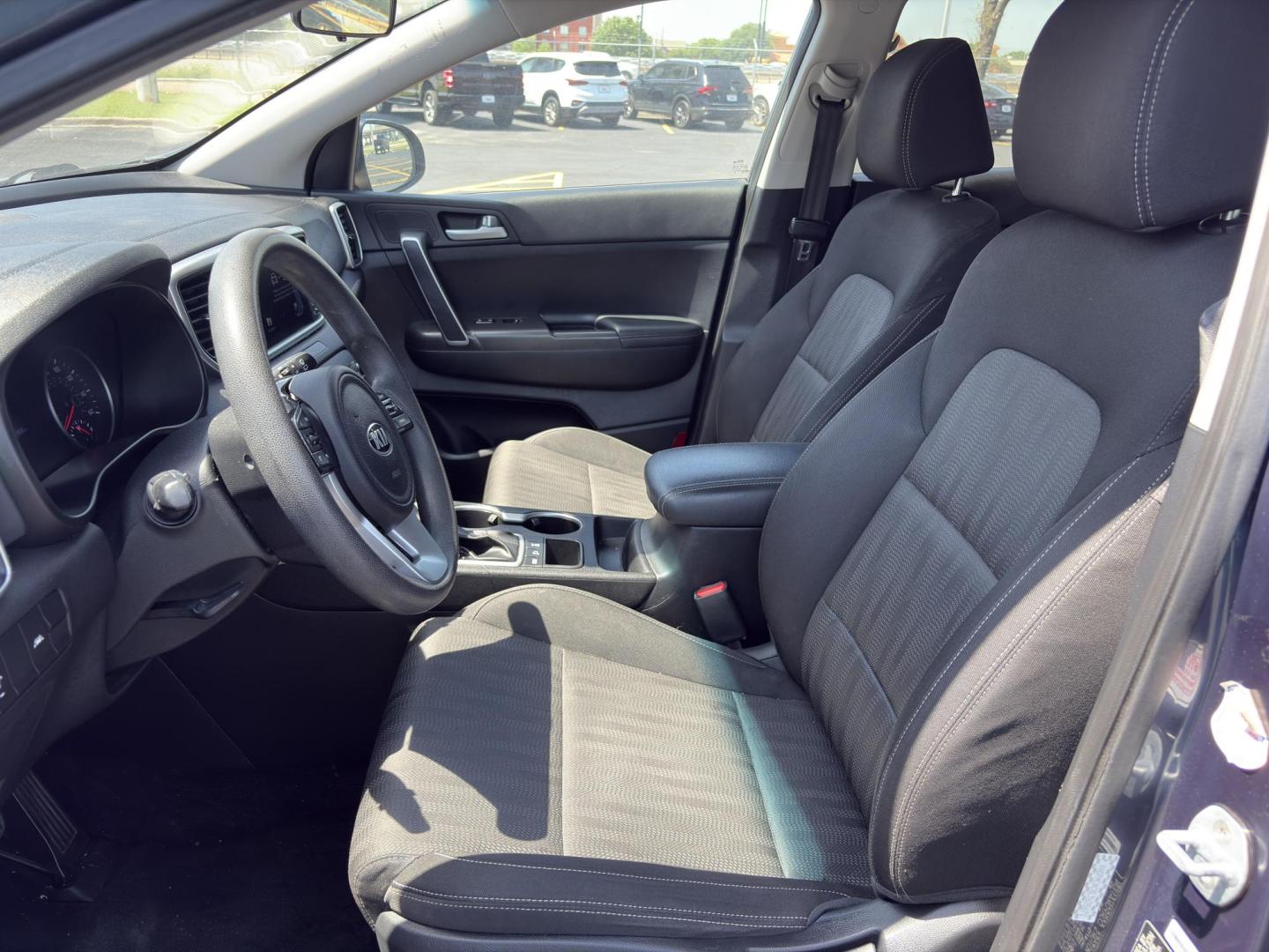 2020 GRAY Kia Sportage LX AWD (KNDPMCAC8L7) with an 2.4L V6 DOHC 24V engine, 6A transmission, located at 8640 E R L Thornton Fwy, Dallas, TX, 75228, (469) 297-4144, 32.794128, -96.693008 - Photo#11
