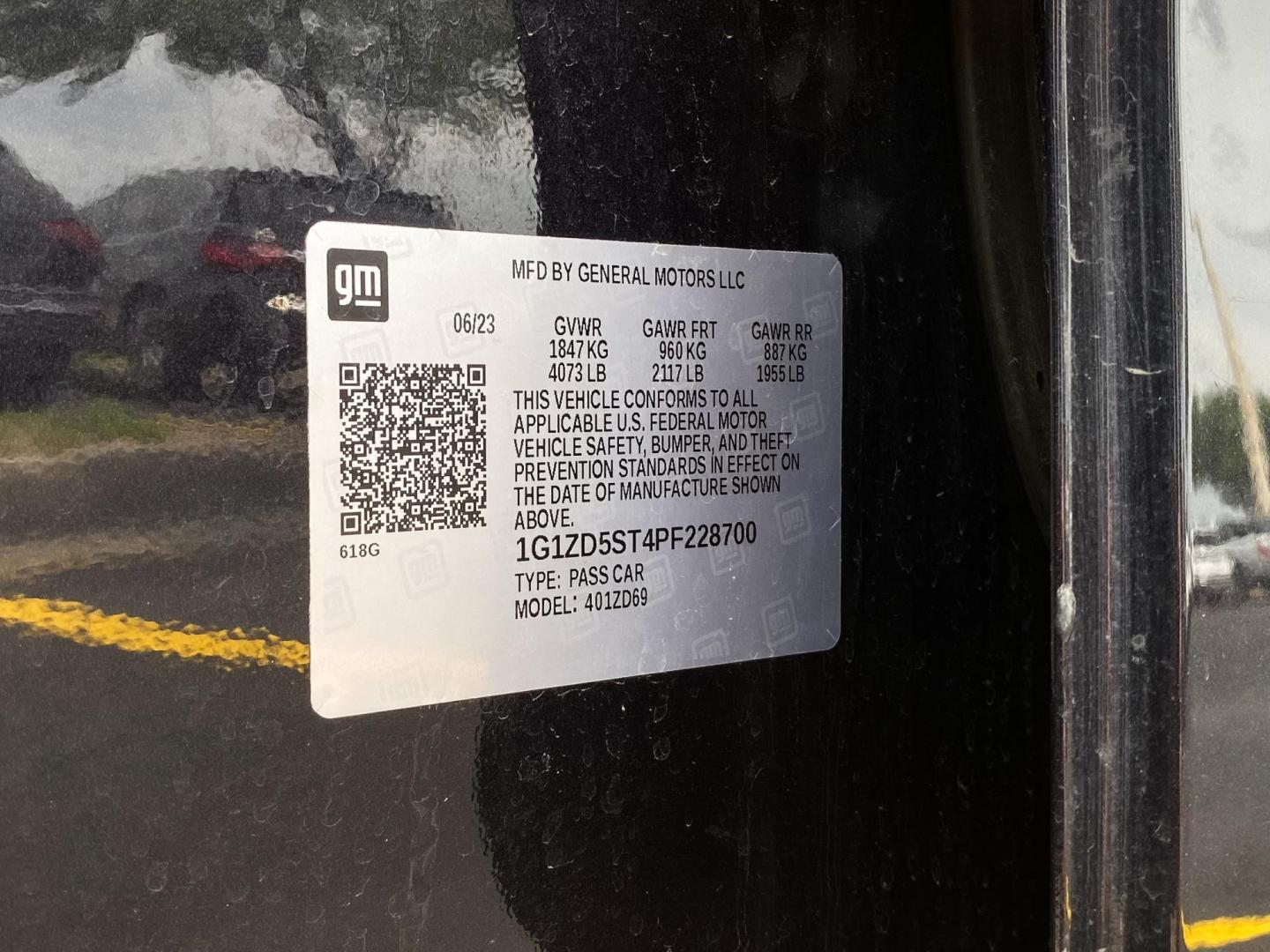 2023 GRAY Chevrolet Malibu 1LT (1G1ZD5ST4PF) with an 1.5L L4 DOHC 16V engine, 6A transmission, located at 8640 E R L Thornton Fwy, Dallas, TX, 75228, (469) 297-4144, 32.794128, -96.693008 - Photo#25