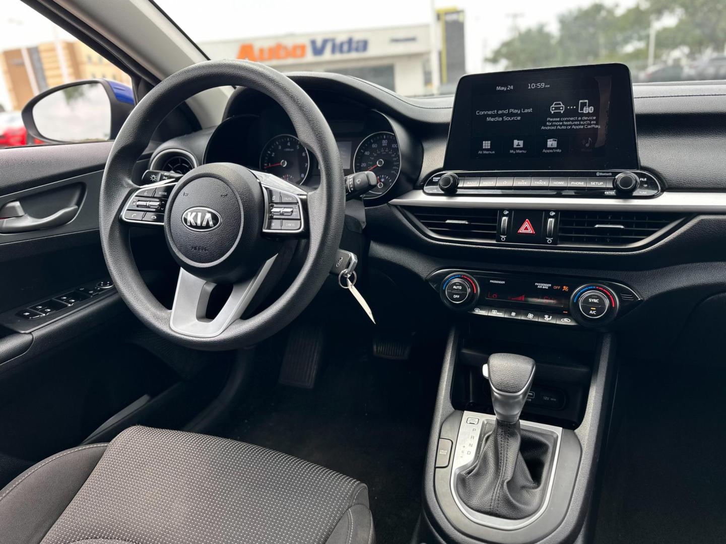 2019 BLUE Kia Forte LX 6A (3KPF24AD7KE) with an 2.0L L4 DOHC 16V engine, 6A transmission, located at 8640 E R L Thornton Fwy, Dallas, TX, 75228, (469) 297-4144, 32.794128, -96.693008 - Photo#16