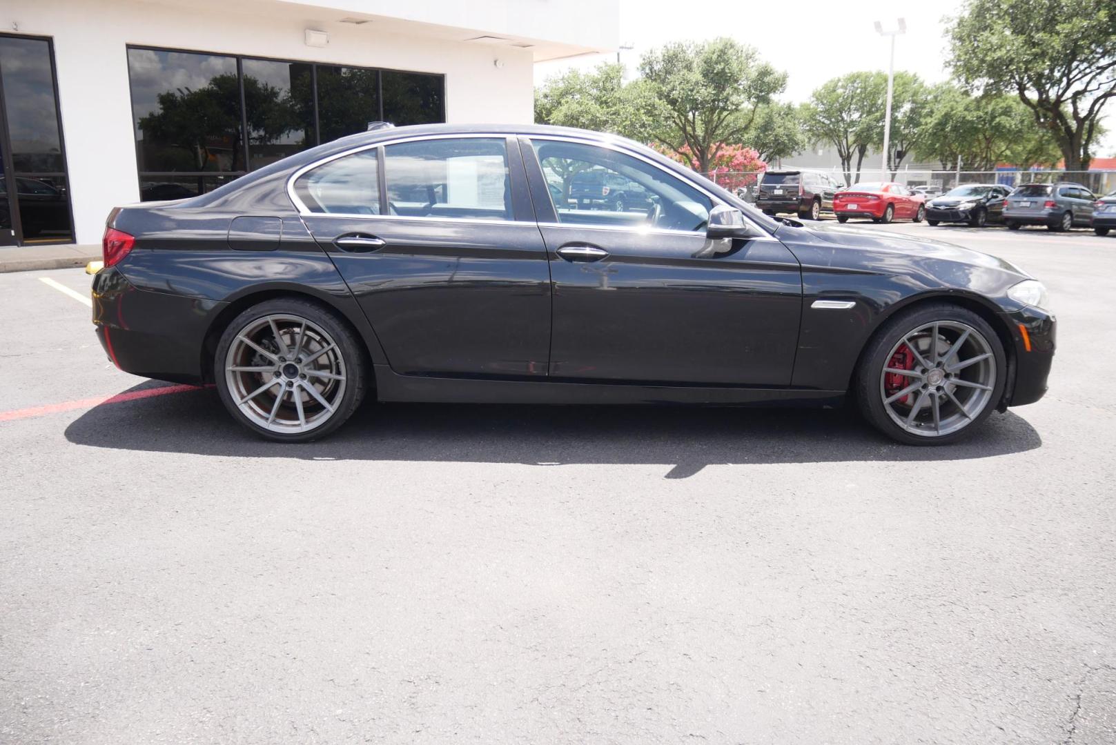 2015 BLACK BMW 5-Series 535i (WBA5B1C5XFG) with an 3.0L L6 DOHC 24V engine, 8-Speed Automatic transmission, located at 8640 E R L Thornton Fwy, Dallas, TX, 75228, (469) 297-4144, 32.794128, -96.693008 - Photo#1