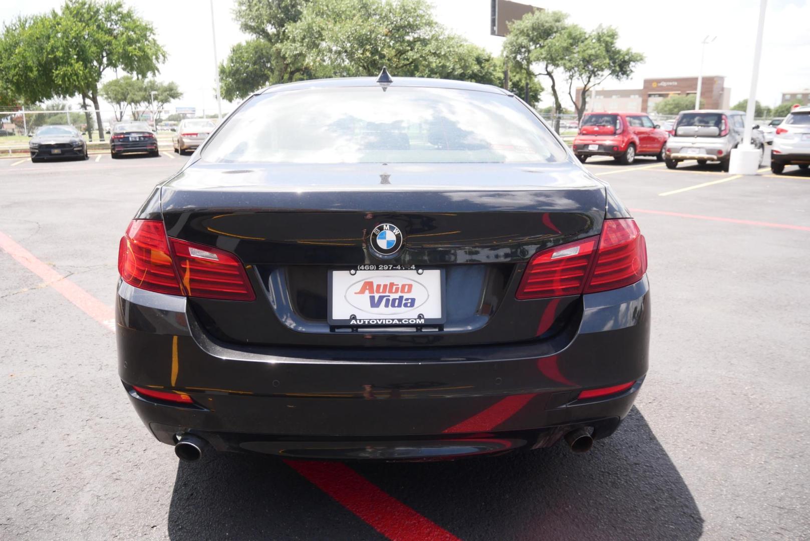 2015 BLACK BMW 5-Series 535i (WBA5B1C5XFG) with an 3.0L L6 DOHC 24V engine, 8-Speed Automatic transmission, located at 8640 E R L Thornton Fwy, Dallas, TX, 75228, (469) 297-4144, 32.794128, -96.693008 - Photo#3