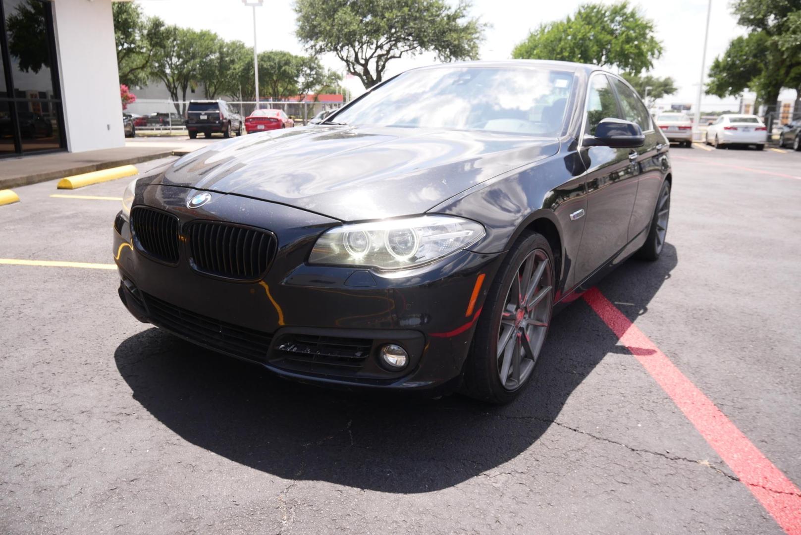 2015 BLACK BMW 5-Series 535i (WBA5B1C5XFG) with an 3.0L L6 DOHC 24V engine, 8-Speed Automatic transmission, located at 8640 E R L Thornton Fwy, Dallas, TX, 75228, (469) 297-4144, 32.794128, -96.693008 - Photo#6