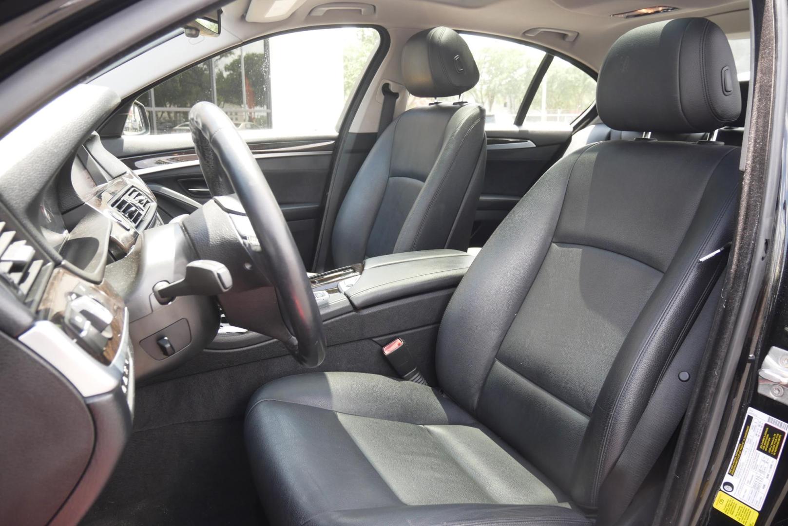 2015 BLACK BMW 5-Series 535i (WBA5B1C5XFG) with an 3.0L L6 DOHC 24V engine, 8-Speed Automatic transmission, located at 8640 E R L Thornton Fwy, Dallas, TX, 75228, (469) 297-4144, 32.794128, -96.693008 - Photo#9