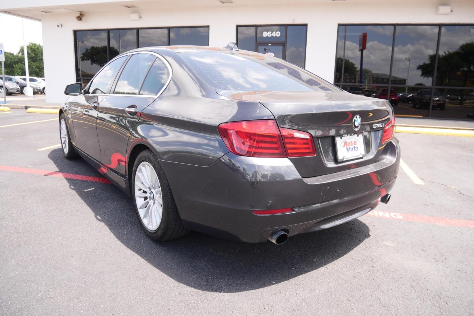 2012 BLACK BMW 5-Series 535i (WBAFR7C51CC) with an 3.0L L6 DOHC 24V engine, located at 8640 E R L Thornton Fwy, Dallas, TX, 75228, (469) 297-4144, 32.794128, -96.693008 - Photo#5