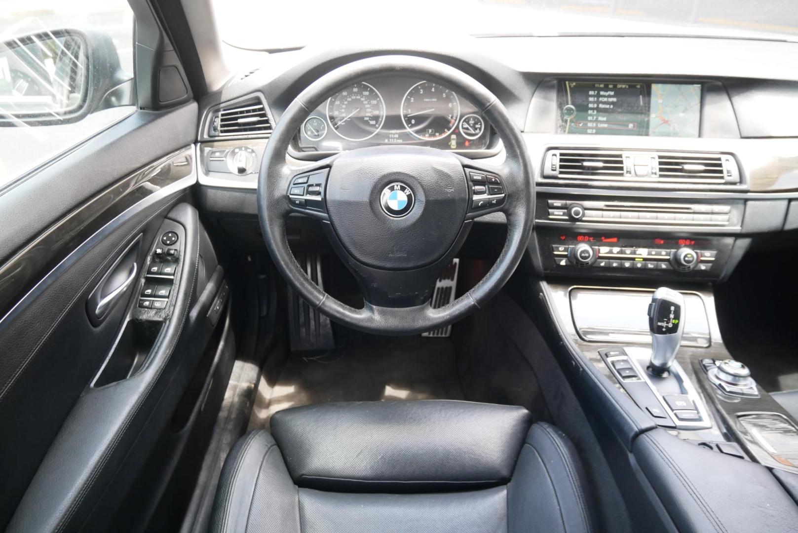 2012 BLACK BMW 5-Series 535i (WBAFR7C51CC) with an 3.0L L6 DOHC 24V engine, located at 8640 E R L Thornton Fwy, Dallas, TX, 75228, (469) 297-4144, 32.794128, -96.693008 - Photo#17