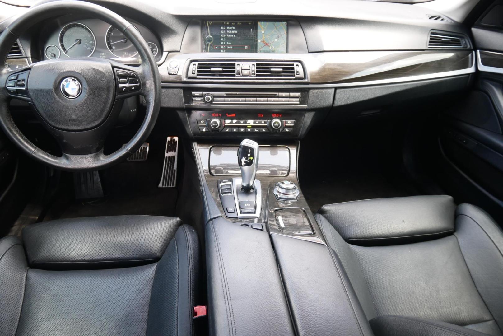 2012 BLACK BMW 5-Series 535i (WBAFR7C51CC) with an 3.0L L6 DOHC 24V engine, located at 8640 E R L Thornton Fwy, Dallas, TX, 75228, (469) 297-4144, 32.794128, -96.693008 - Photo#19