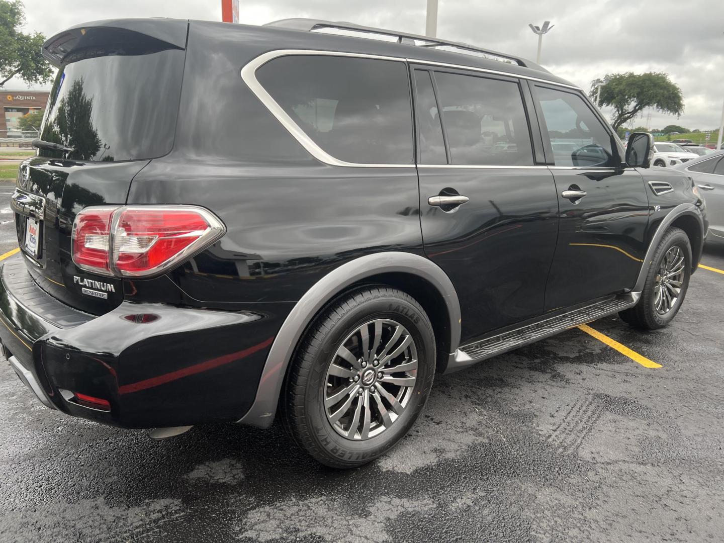 2018 BLACK Nissan Armada SL 2WD (JN8AY2NF3J9) with an 5.6L V8 DOHC 32V engine, 7A transmission, located at 8640 E R L Thornton Fwy, Dallas, TX, 75228, (469) 297-4144, 32.794128, -96.693008 - Photo#3