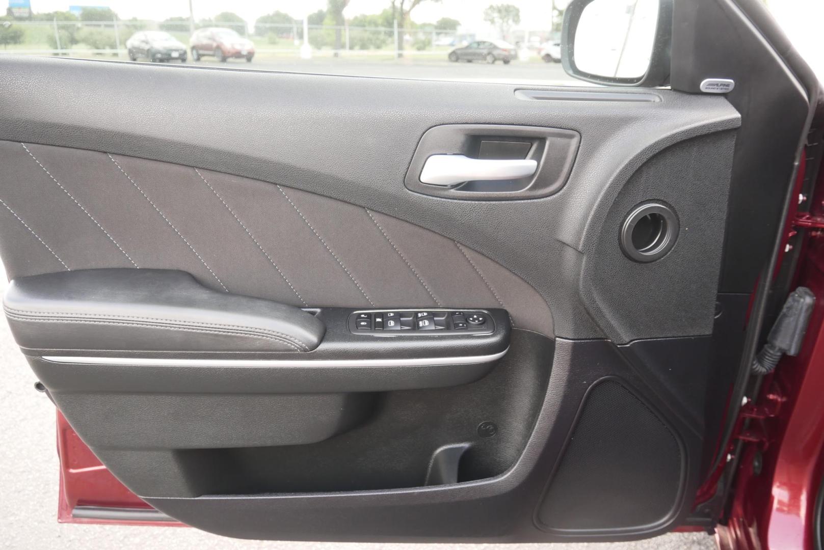 2023 RED Dodge Charger SXT (2C3CDXBG7PH) with an 3.6L V6 DOHC 24V engine, 8A transmission, located at 8640 E R L Thornton Fwy, Dallas, TX, 75228, (469) 297-4144, 32.794128, -96.693008 - Photo#10