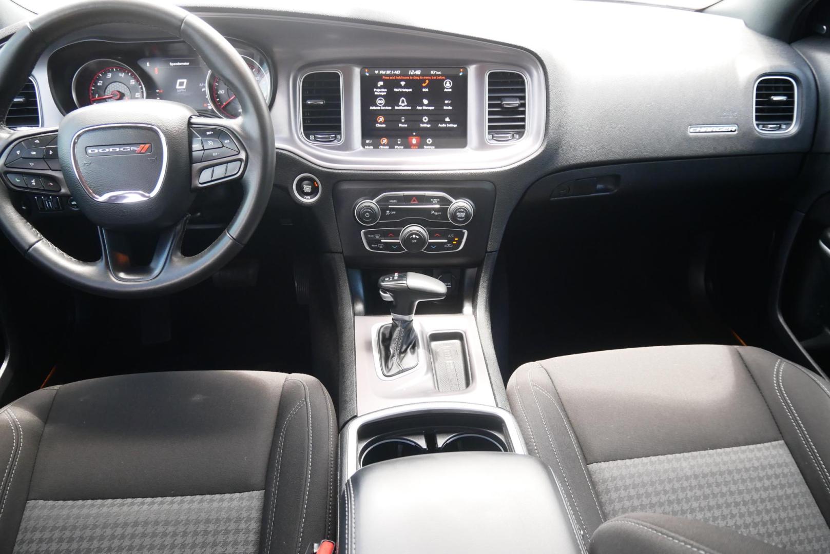 2023 RED Dodge Charger SXT (2C3CDXBG7PH) with an 3.6L V6 DOHC 24V engine, 8A transmission, located at 8640 E R L Thornton Fwy, Dallas, TX, 75228, (469) 297-4144, 32.794128, -96.693008 - Photo#18