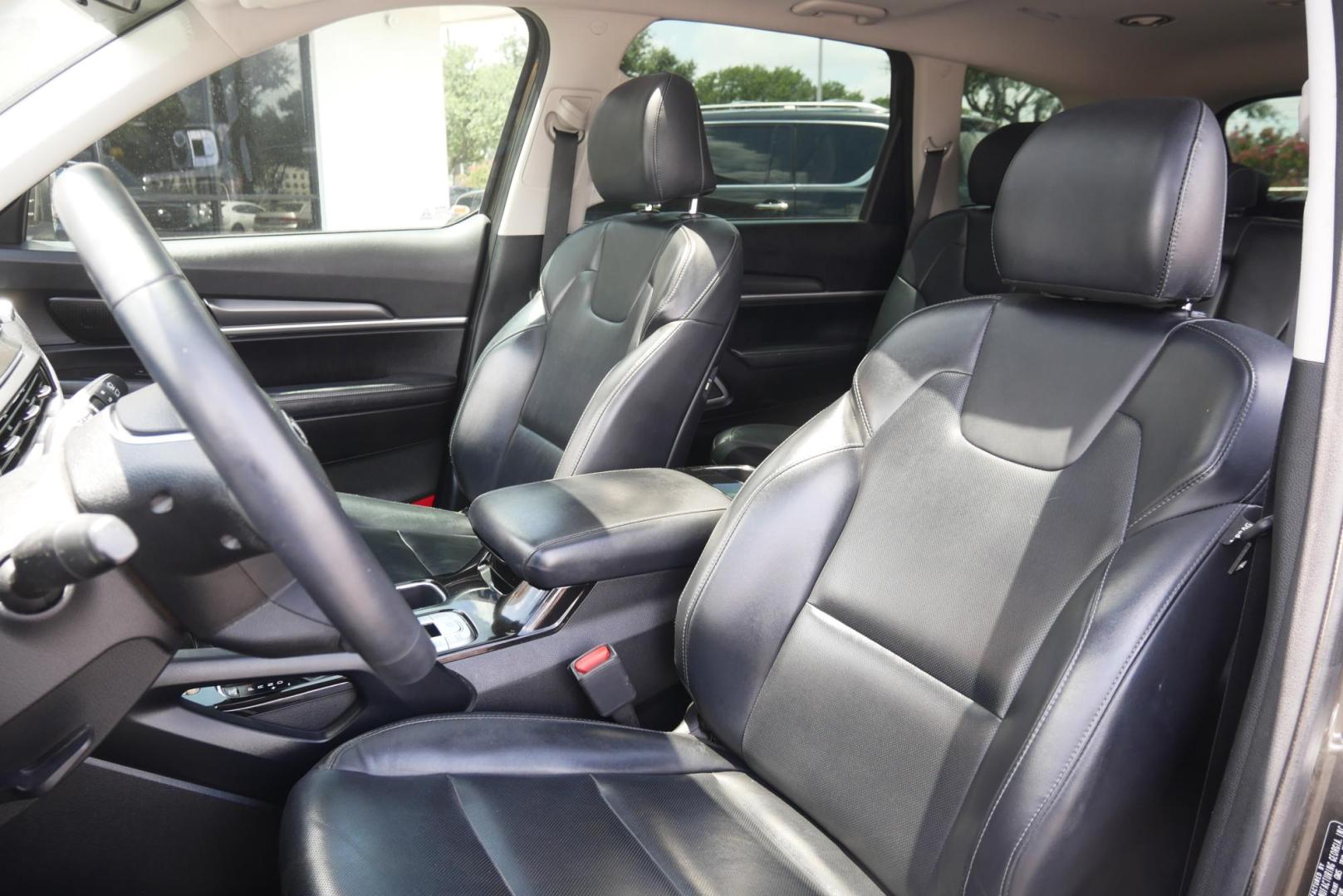 2020 GREEN Kia Telluride S (5XYP64HC1LG) with an 3.8L V6 DOHC 24V engine, 8A transmission, located at 8640 E R L Thornton Fwy, Dallas, TX, 75228, (469) 297-4144, 32.794128, -96.693008 - Photo#9