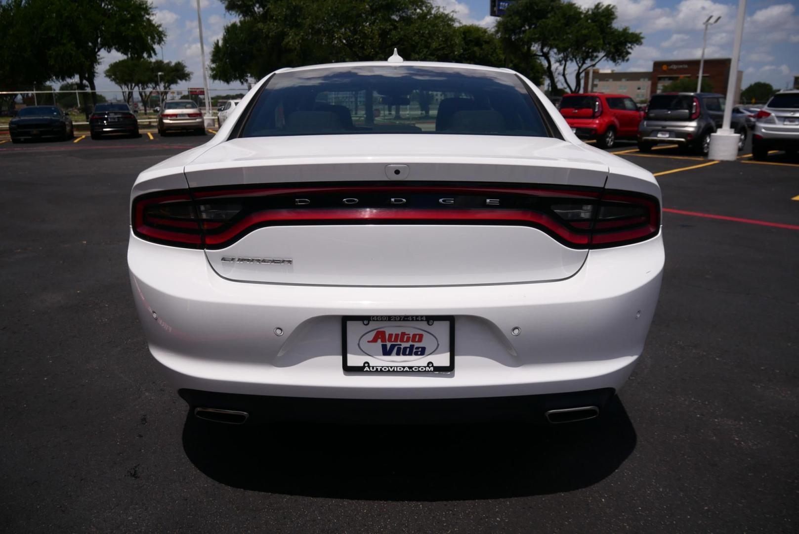 2023 WHITE Dodge Charger SXT (2C3CDXBG0PH) with an 3.6L V6 DOHC 24V engine, 8A transmission, located at 8640 E R L Thornton Fwy, Dallas, TX, 75228, (469) 297-4144, 32.794128, -96.693008 - Photo#3