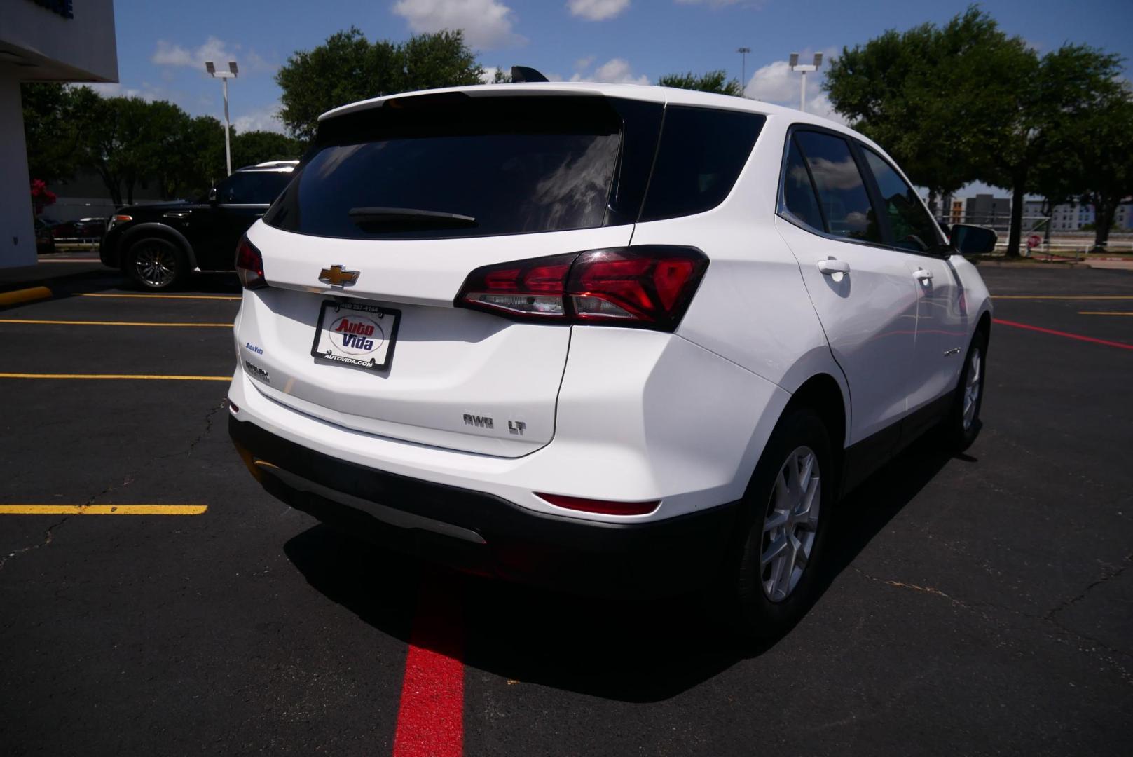 2023 WHITE Chevrolet Equinox LT AWD (3GNAXUEG3PL) with an 1.5L L4 DOHC 16V TURBO engine, 6A transmission, located at 8640 E R L Thornton Fwy, Dallas, TX, 75228, (469) 297-4144, 32.794128, -96.693008 - Photo#2