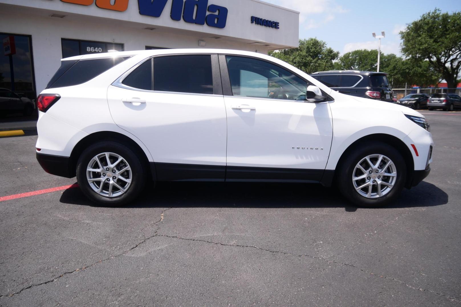 2023 WHITE Chevrolet Equinox LT AWD (3GNAXUEG3PL) with an 1.5L L4 DOHC 16V TURBO engine, 6A transmission, located at 8640 E R L Thornton Fwy, Dallas, TX, 75228, (469) 297-4144, 32.794128, -96.693008 - Photo#1