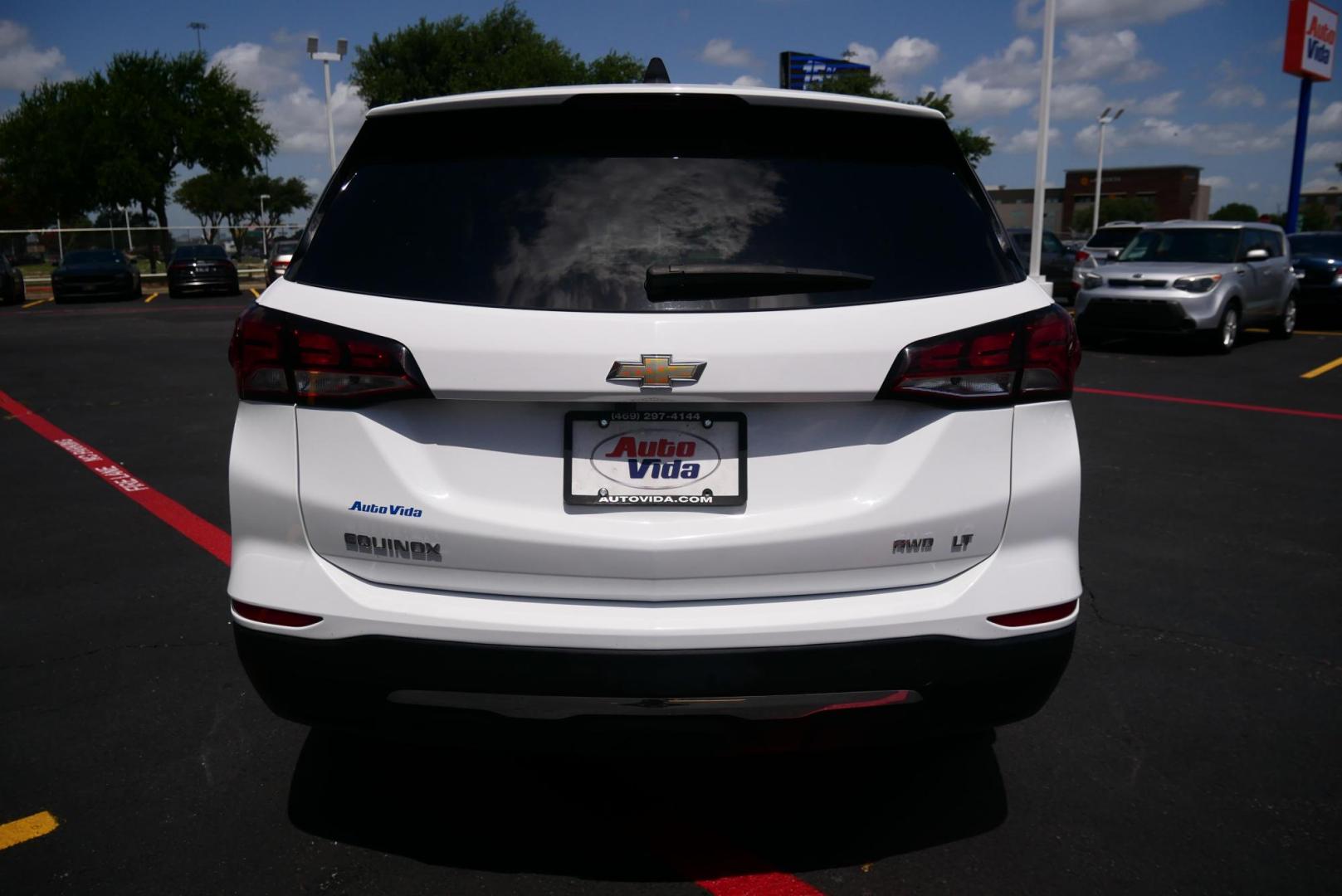 2023 WHITE Chevrolet Equinox LT AWD (3GNAXUEG3PL) with an 1.5L L4 DOHC 16V TURBO engine, 6A transmission, located at 8640 E R L Thornton Fwy, Dallas, TX, 75228, (469) 297-4144, 32.794128, -96.693008 - Photo#3