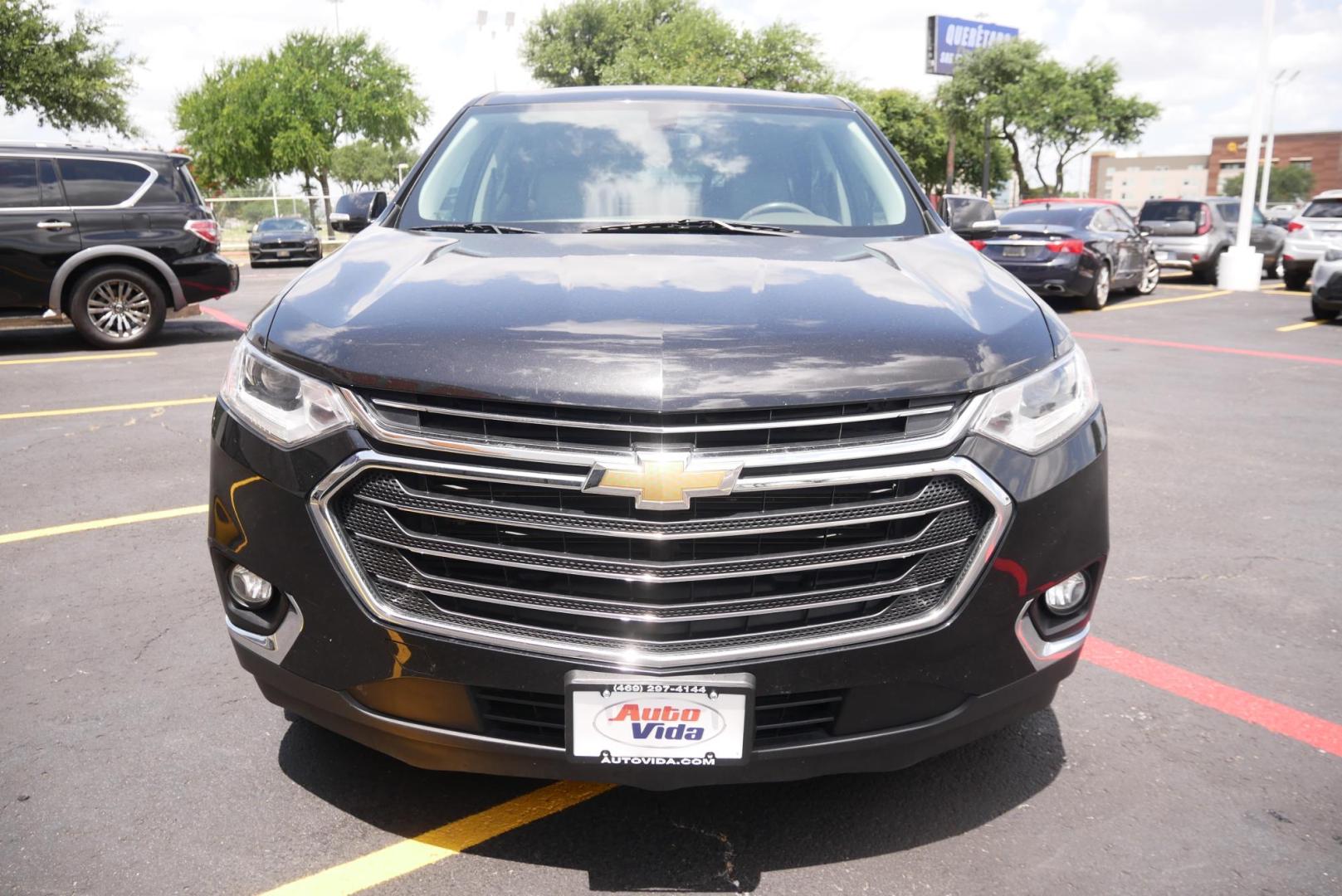2019 BLACK Chevrolet Traverse LT Leather FWD (1GNERHKW5KJ) with an 3.6L V6 DOHC 24V engine, 9A transmission, located at 8640 E R L Thornton Fwy, Dallas, TX, 75228, (469) 297-4144, 32.794128, -96.693008 - Photo#7