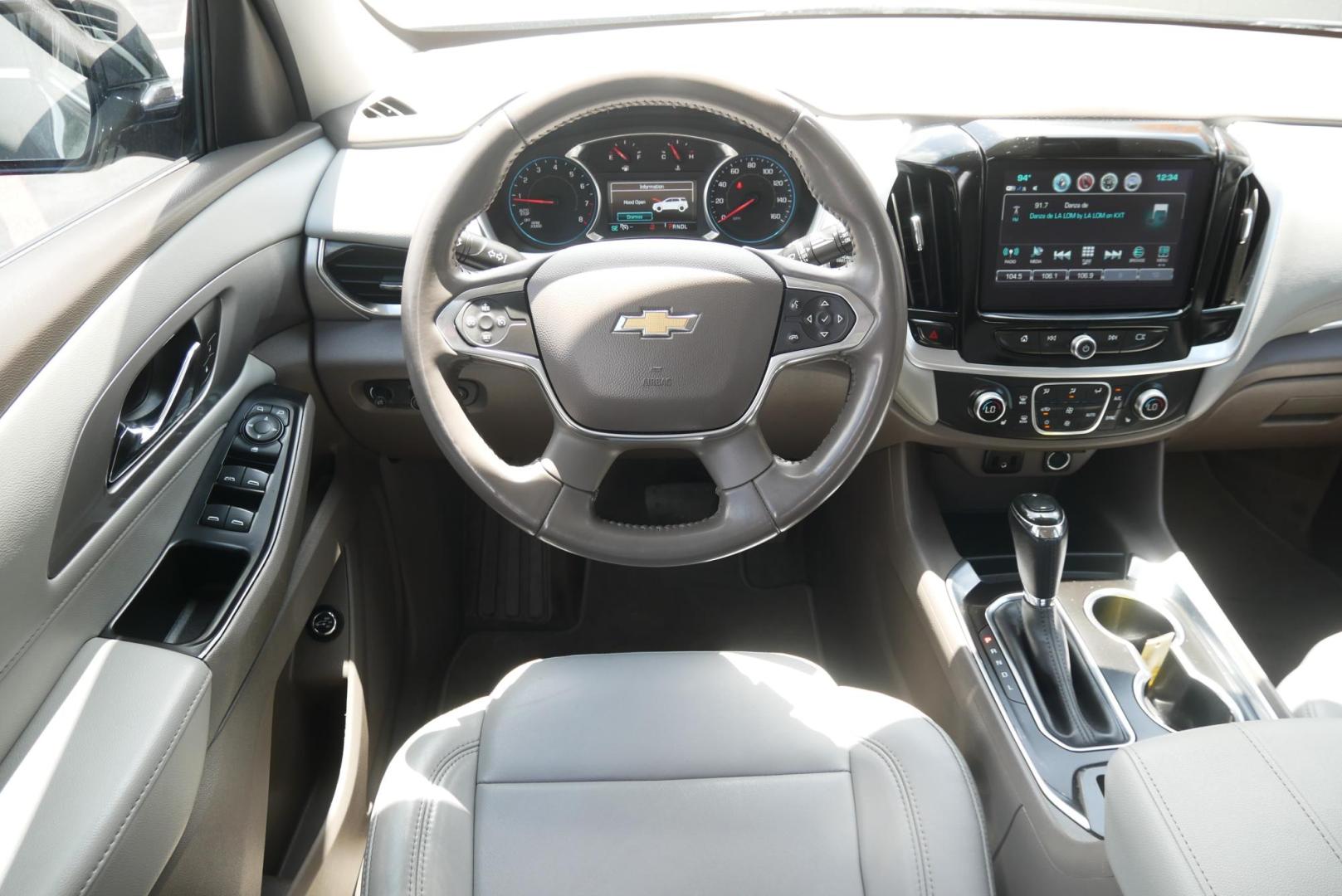 2019 BLACK Chevrolet Traverse LT Leather FWD (1GNERHKW5KJ) with an 3.6L V6 DOHC 24V engine, 9A transmission, located at 8640 E R L Thornton Fwy, Dallas, TX, 75228, (469) 297-4144, 32.794128, -96.693008 - Photo#16